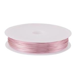 Pink Copper Craft Wire for Jewelry Making - 75 Feet