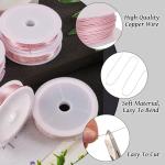 Pink Copper Craft Wire for Jewelry Making - 75 Feet
