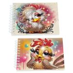 Chicken Diamond Painting Notebook Set - 80 Pages