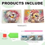 Chicken Diamond Painting Notebook Set - 80 Pages