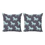 Unicorn Pillow Cover Set - 20"x20" Decorative
