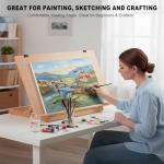 Extra Large Adjustable Beechwood Tabletop Easel