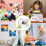 Mini Square Canvases for Painting - 10 Pack