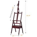 Meeden Adjustable H-Frame Easel with Storage Drawer