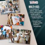 10-Ounce Unprimed Cotton Canvas Roll, 63" x 18