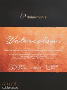 Hahnemuhle 300gsm Cold Pressed Watercolor Pad 9x12
