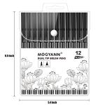 Mogyann 12-Pack Dual Brush Drawing Pens