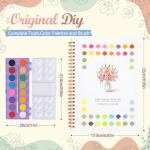 Beginner Watercolor Kit with 16 Colors & Brushes