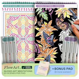 FlowArt Activity Pads with Markers - 2-Pack
