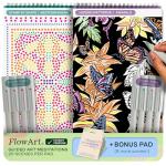 FlowArt Activity Pads with Markers - 2-Pack