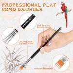 5-Piece Grainer Brush Set for Artists