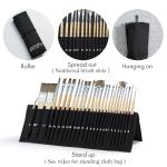 25-Piece Professional Paint Brush Set with Case