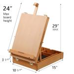 Falling in Art Wooden Tabletop Easel