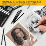 24-Piece Sketch Pencil Set for Drawing & Shading