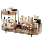 360 Rotating Makeup Organizer with Brush Holder