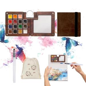 Travel Mini Paint Palette Set for Artists