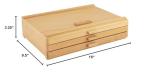 3-Drawer Wood Pastel Storage Box for Artists