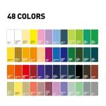 HIMI 48-Color Jelly Gouache Paint Set with Brushes