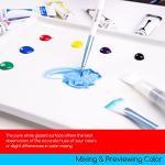 MEEDEN Ceramic Tray Palette for Artists