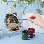 12 Pack Round Canvas Panels for Painting