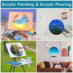 12 Pack Round Canvas Panels for Painting