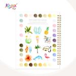 Kivzex Beginner Watercolor Workbook and Painting Kit
