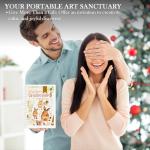 Beginner-Friendly Watercolor Workbook with 12 Patterns