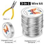 Aluminum Wire Set for Crafts and Jewelry