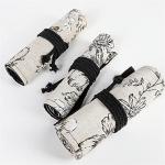 Peony Flower Pencil Roll Organizer for Artists