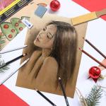 MARTCOLOR 23-Piece Charcoal Drawing Pencil Set