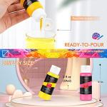 Caliart 24 Color Acrylic Paint Set with Brushes