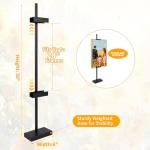 Adjustable 30" Tabletop Easel Stand (Black)