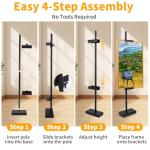 Adjustable 30" Tabletop Easel Stand (Black)