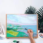 Falling in Art 5-Position Wood Drafting Easel