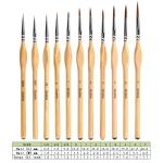 Miniature Paint Brush Set - 11 Detail Brushes