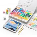 HIMI Gouache Paint Set - 56 Colors in Case