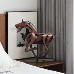 Unique Metal Horse Statue for Home Decor