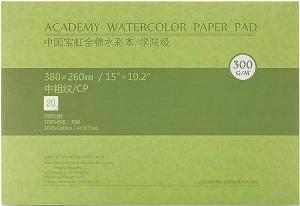 MEEDEN 15x10.2" Cold Press Watercolor Paper Block