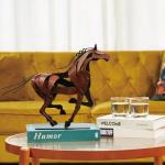 Unique Metal Horse Statue for Home Decor