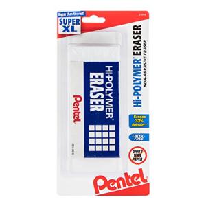 Pentel Hi-Polymer Super XL White Block Eraser