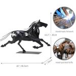 Running Horse Metal Sculpture for Home Decor