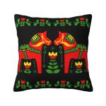 Swedish Dala Horse Decorative Pillow Covers 18x18