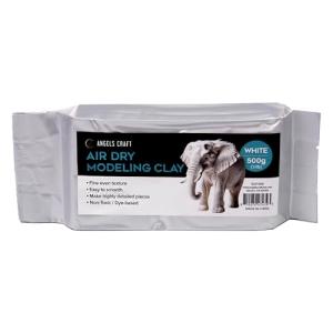 Air Dry Modeling Clay - White 500g