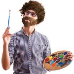 80s Painter Costume Set with Wig & Props