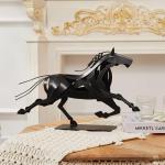 Running Horse Metal Sculpture for Home Decor