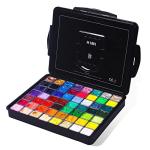 HIMI 56-Color Gouache Paint Set with Metallics