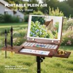 36-Grid Travel Watercolor Palette with Wash Jar