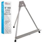 Portable 15" Aluminum Tabletop Display Easel
