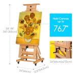 Extra-Large Heavy Duty Beech Wood Artist Easel