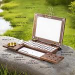 36-Grid Travel Watercolor Palette with Wash Jar